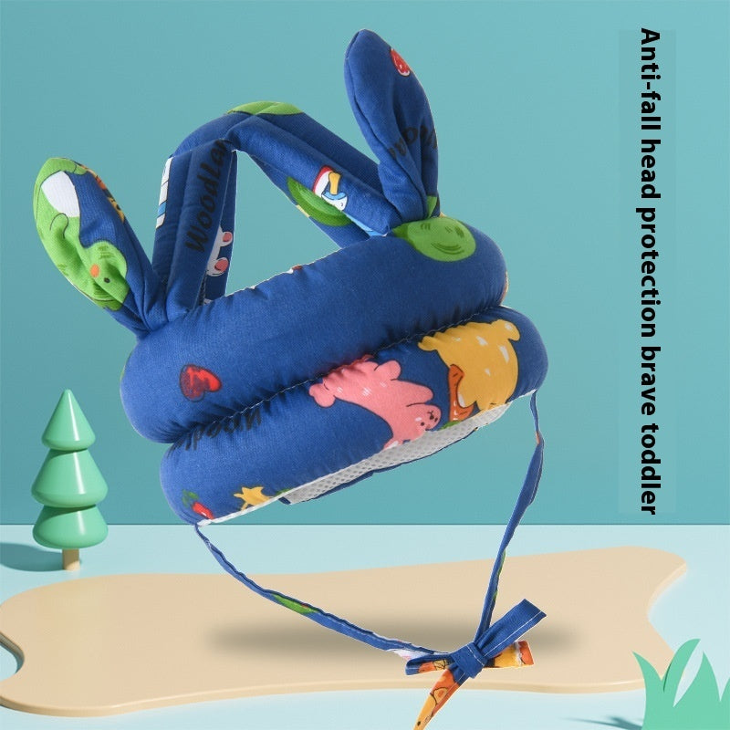 Tiny Tumbles™ Baby Head Protection Cap with Ears – Soft Safety Helmet for Crawling & First Steps