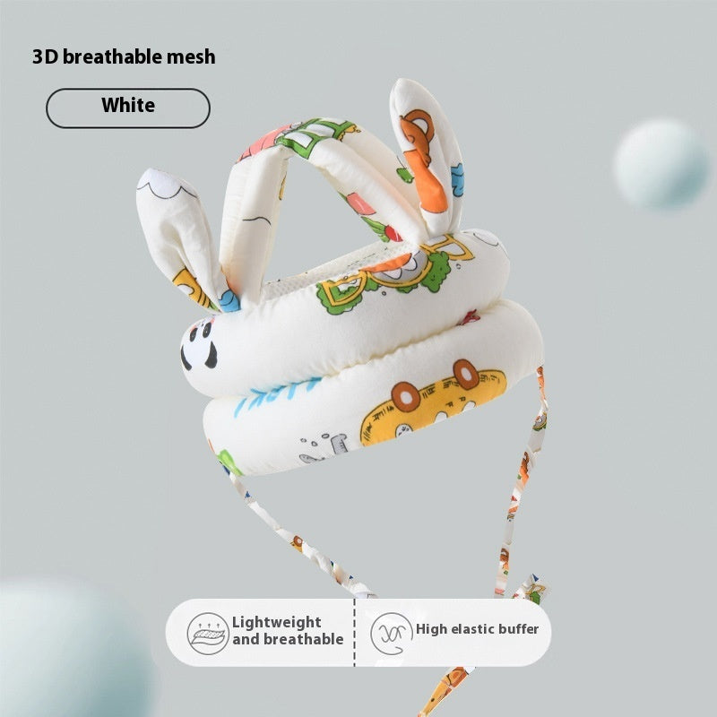 Tiny Tumbles™ Baby Head Protection Cap with Ears – Soft Safety Helmet for Crawling & First Steps