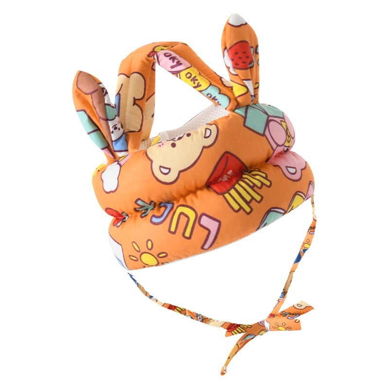 Tiny Tumbles™ Baby Head Protection Cap with Ears – Soft Safety Helmet for Crawling & First Steps