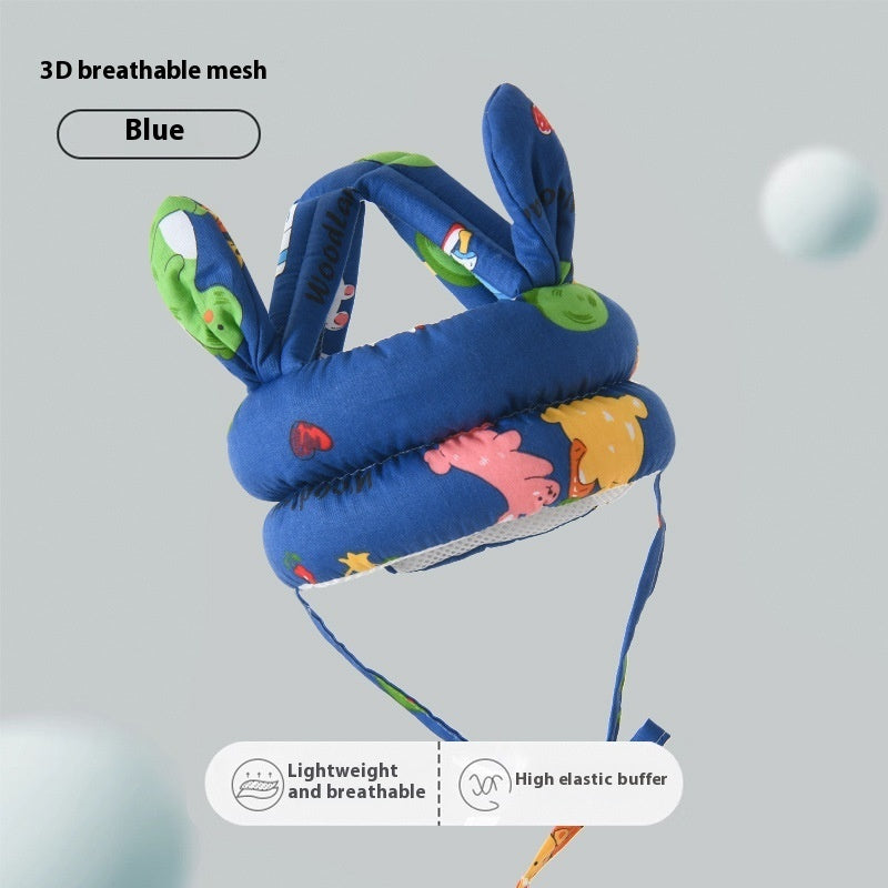 Tiny Tumbles™ Baby Head Protection Cap with Ears – Soft Safety Helmet for Crawling & First Steps